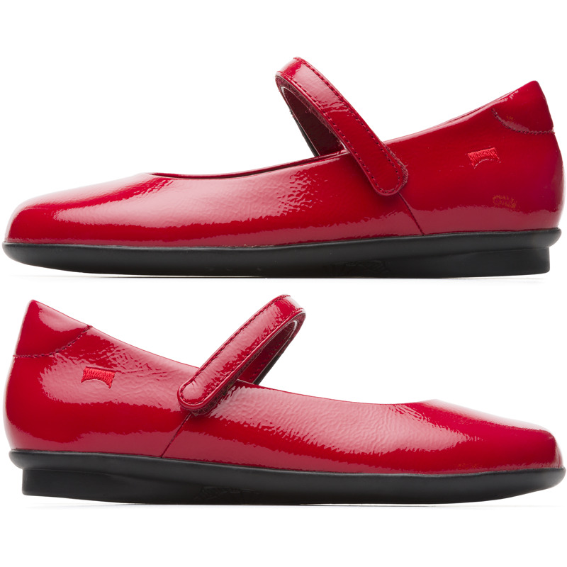 CAMPER Twins - Bailarinas para  - Rojo, talla 36, Piel Lisa