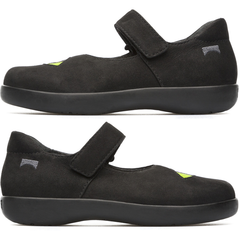 CAMPER Twins - Bailarinas para  - Negro, talla 25, Ante o Piel Vuelta