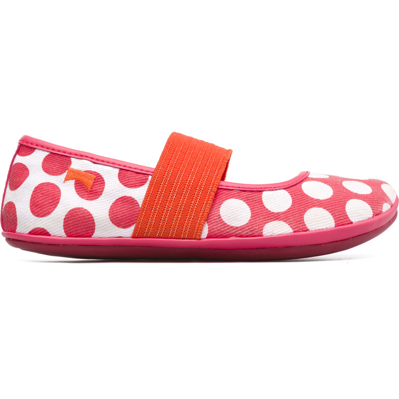 CAMPER Right - Bailarinas para  - Rojo,Blanco,Rosa, talla 27, Textil