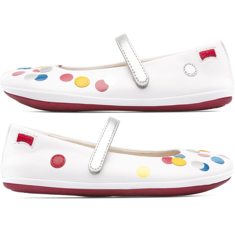 CAMPER Twins - Bailarinas para  - Blanco, talla 25, Piel Lisa