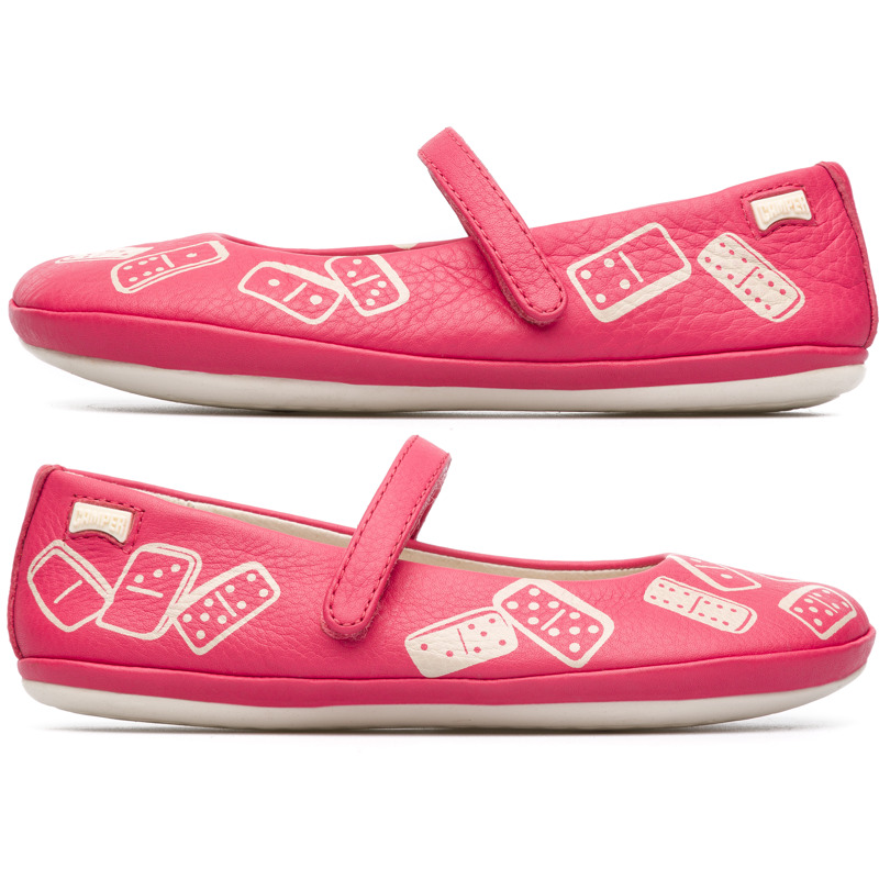 CAMPER Twins - Bailarinas para  - Rosa, talla 37, Piel Lisa