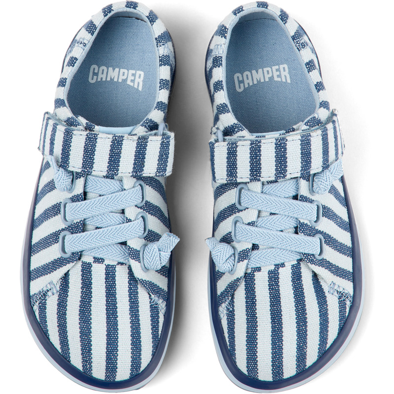 Camper Peu Rambla - Sneakers For Unisex - Blue, Size 28, Cotton Fabric