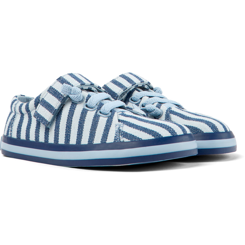 Camper Peu Rambla - Sneakers For Girls - Blue, Size 32, Cotton Fabric