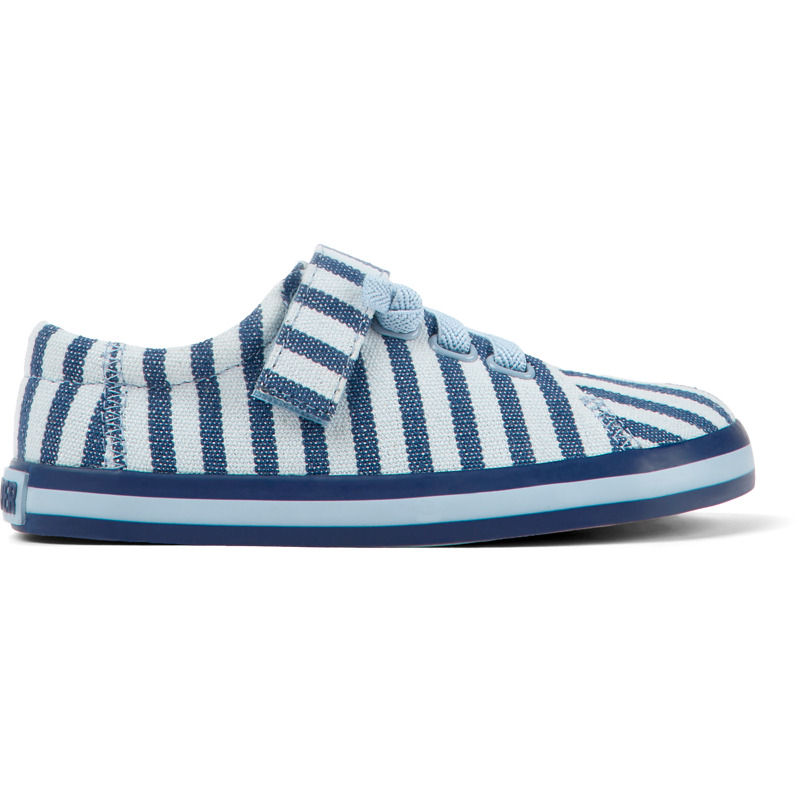 Camper Peu Rambla - Sneakers For Unisex - Blue, Size 28, Cotton Fabric