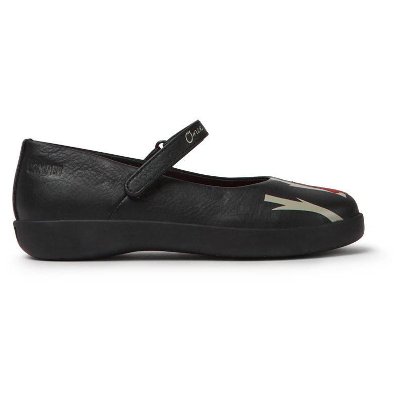 CAMPER Twins - Ballerinas For  - Black, Size 13, Smooth Leather