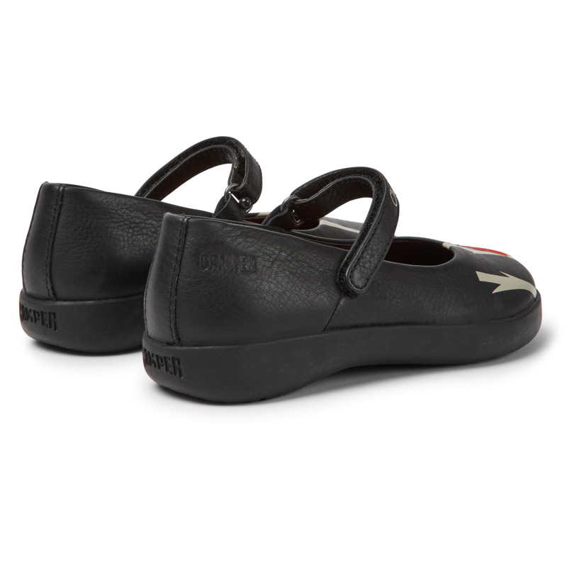 CAMPER Twins - Ballerinas For  - Black, Size 13, Smooth Leather