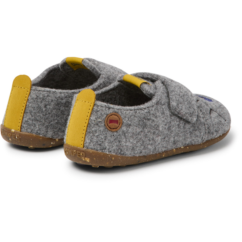 CAMPER Twins - Chaussons Pour Filles - Gris, Taille 33, Tissu En Coton