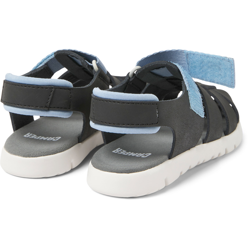 CAMPER Oruga - Sandals For Girls - Black, Size 30, Smooth Leather