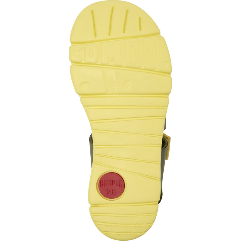CAMPER Oruga - Sandalen Für Mädchen - Grün, Größe 38, Glattleder