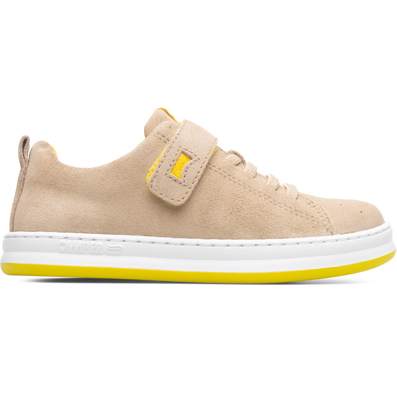 CAMPER Runner - Zapatillas para  - Beige, talla 28, Ante o Piel Vuelta