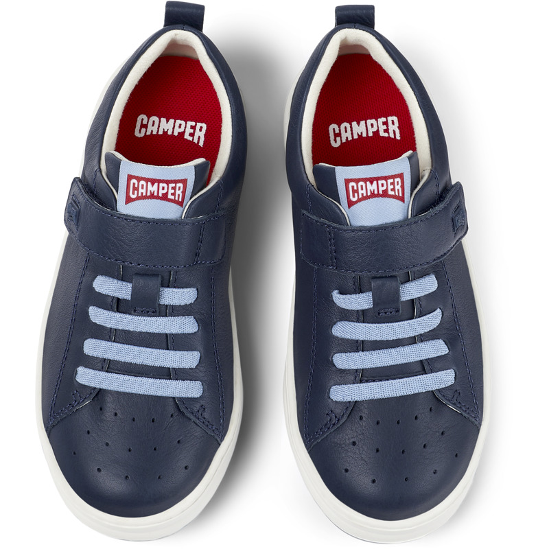 Camper Runner - Sneakers For Unisex - Blue, Size 31, Smooth Leather