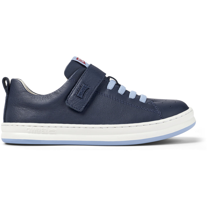Camper Runner - Sneakers For Unisex - Blue, Size 29, Smooth Leather