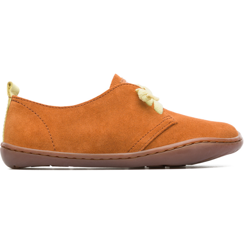 CAMPER Peu - Zapatos casual de vestir para Niñas - Marron, talla 25, Ante o Piel Vuelta