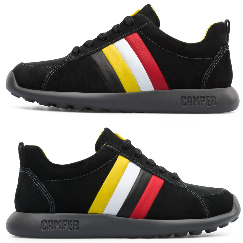 Camper Twins, Baskets Enfant, Noir , Taille 26 (EU), K800313-002