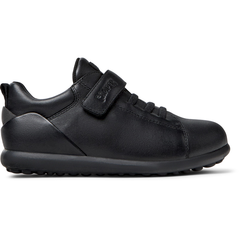 Camper Pelotas - Sneakers For Unisex - Black, Size 42, Smooth Leather/Cotton Fabric