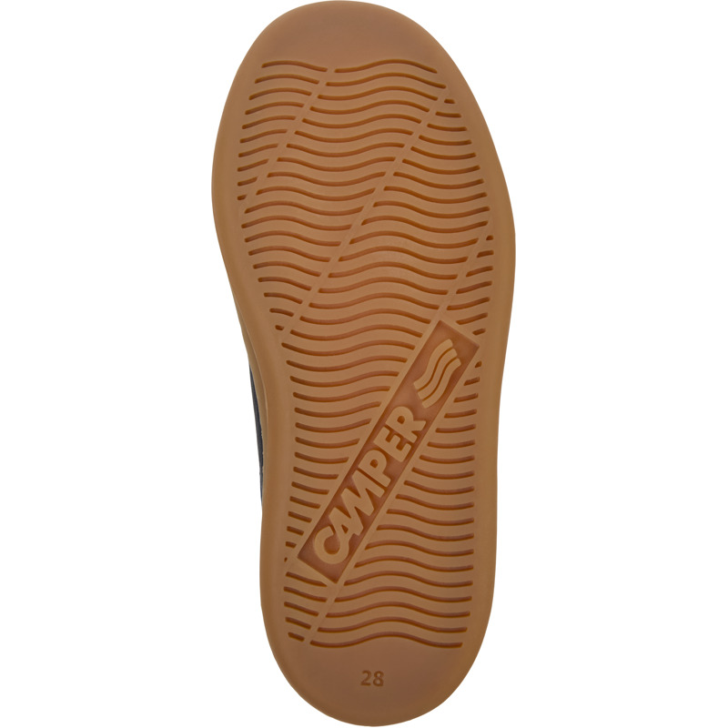 CAMPER Runner - Sneaker Per Bimbe - Blu, Taglia 36, Pelle Liscia/Tessuto In Cotone