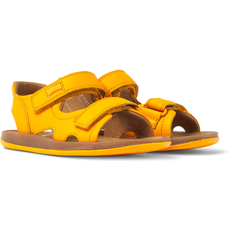 CAMPER Bicho - Sandals For Girls - Orange, Size 28, Smooth Leather