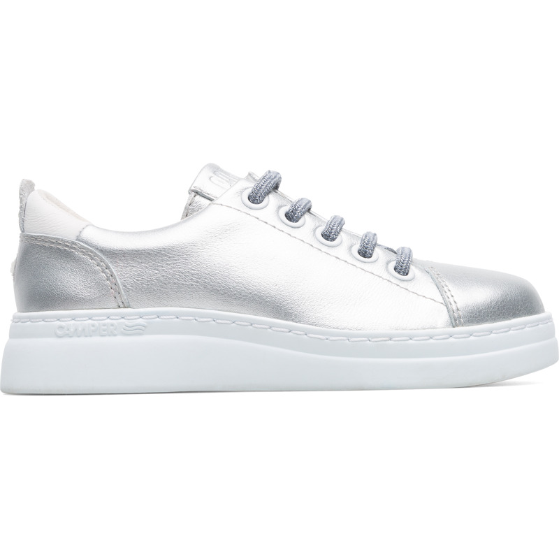 CAMPER Runner Up - Zapatillas para Niñas - Gris, talla 25, Piel Lisa