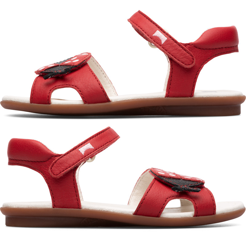 Camper Twins, Sandales Enfant, Rouge , Taille 25 (EU), K800356-002