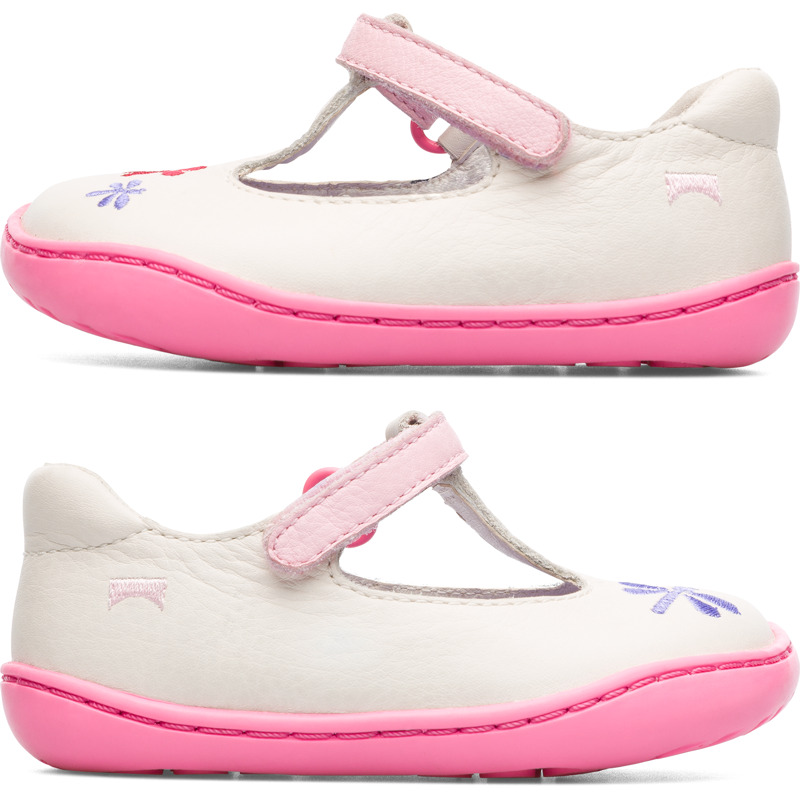 CAMPER Twins - Zapatos casual de vestir para Primeros pasos - Beige, talla 25, Piel Lisa