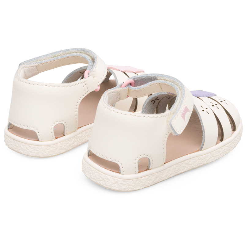 CAMPER Twins - Sandals For Girls - Beige, Size 29, Smooth Leather