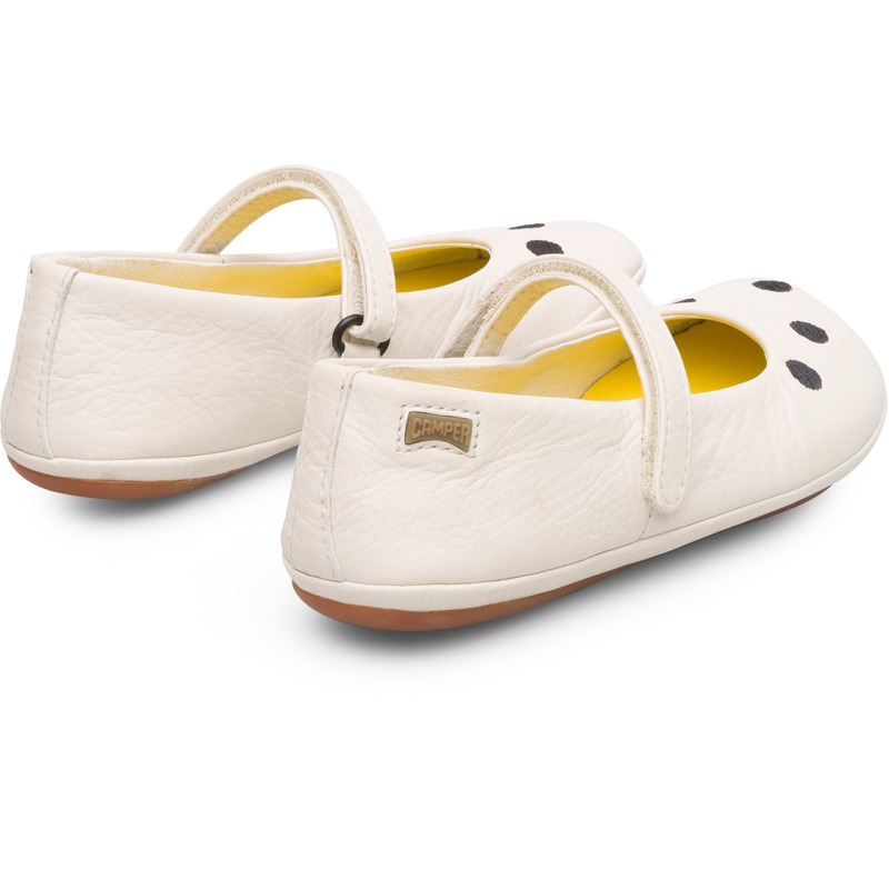 CAMPER Twins - Ballerinas For Girls - Beige, Size 25, Smooth Leather