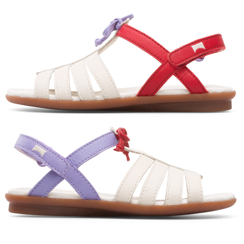 CAMPER Twins - Sandals For  - Beige,Purple,Red