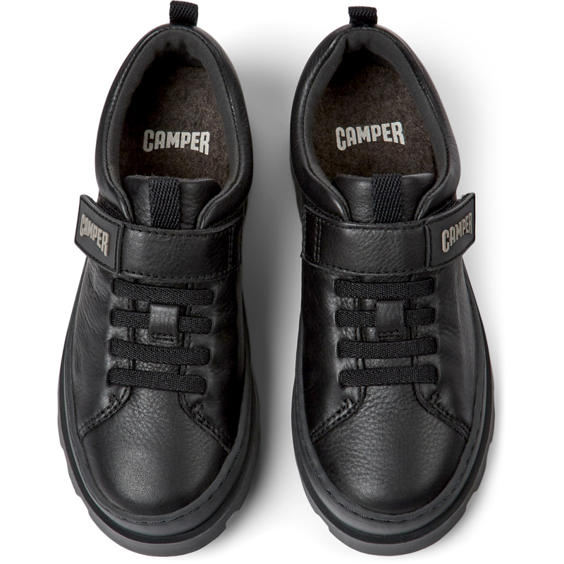 CAMPER Brutus - Chaussures Casual Chic Pour Filles - Noir, Taille 37, Cuir Lisse