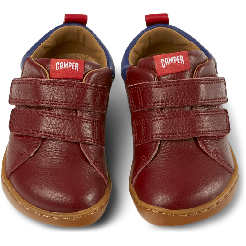 CAMPER Peu - Sneakers Για Firstwalkers - Μπορντό, Μέγεθος 22, Smooth Leather