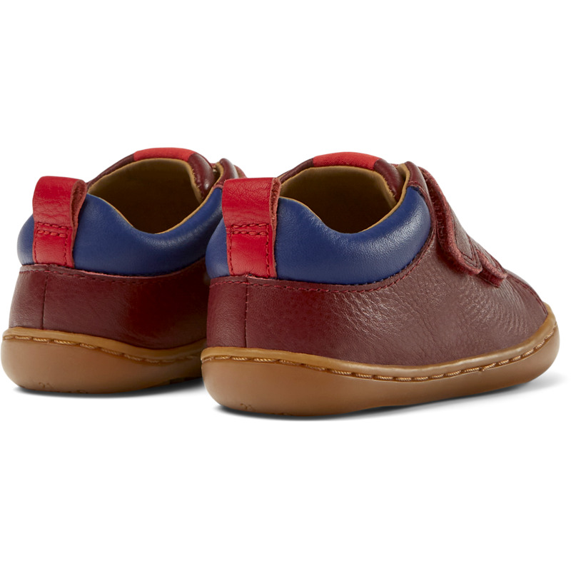 CAMPER Peu - Sneakers Για Firstwalkers - Μπορντό, Μέγεθος 23, Smooth Leather