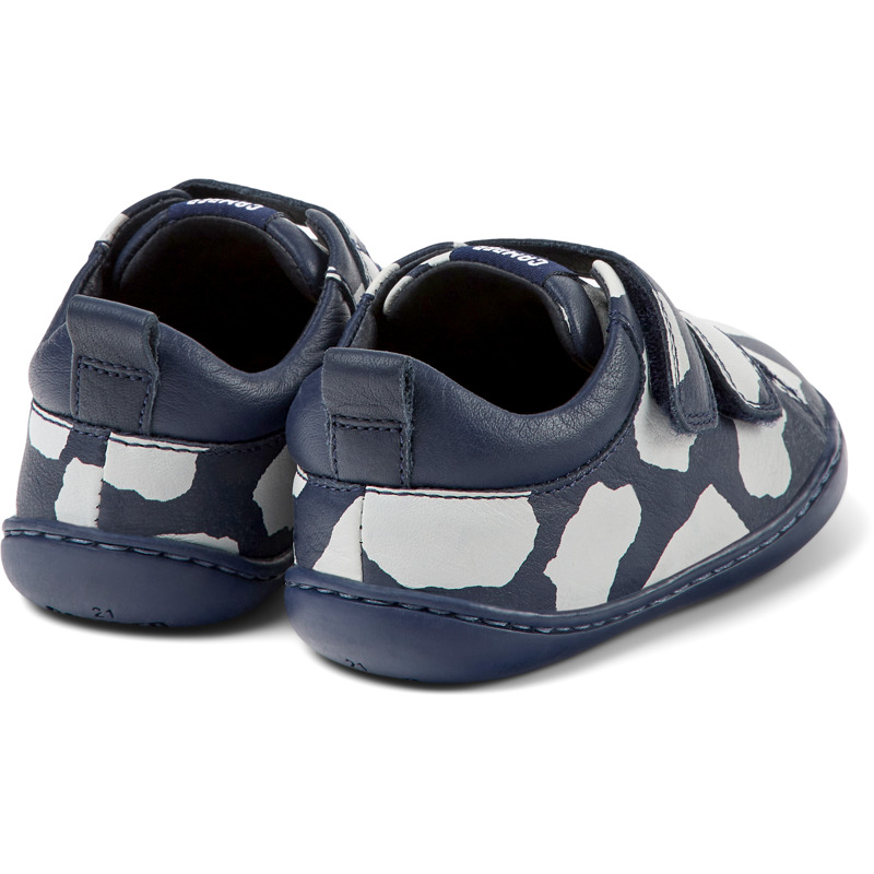 CAMPER Twins - Sneaker Für ERSTE SCHRITTE - Blau,Weiß, Größe 25, Glattleder