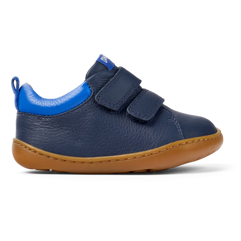 CAMPER Peu - Sneakers Voor Firstwalkers - Blauw, Maat 21, Smooth Leather