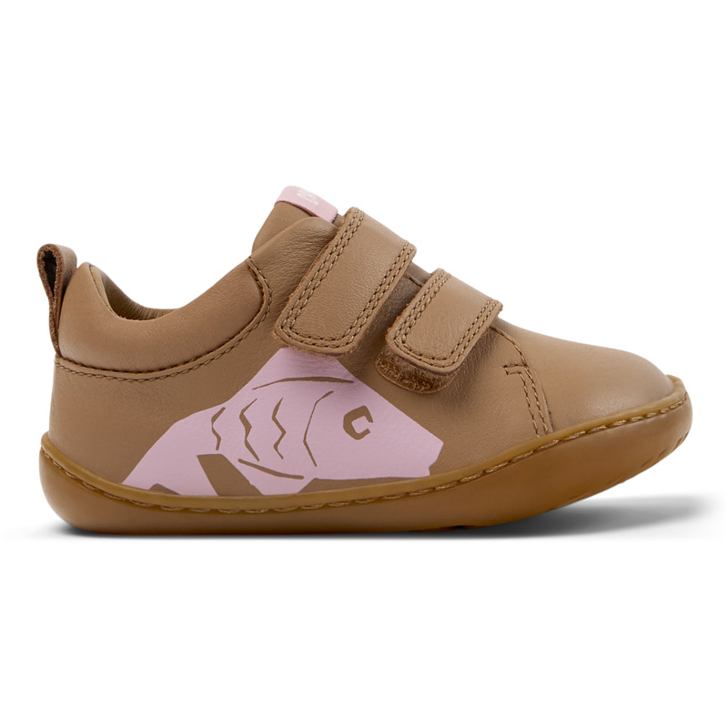 CAMPER Twins - Zapatillas para Primeros pasos - Nude, talla 24, Piel Lisa