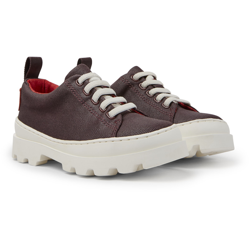 Camper Kids' Smart Casual Shoes For Boys In Burgundy
