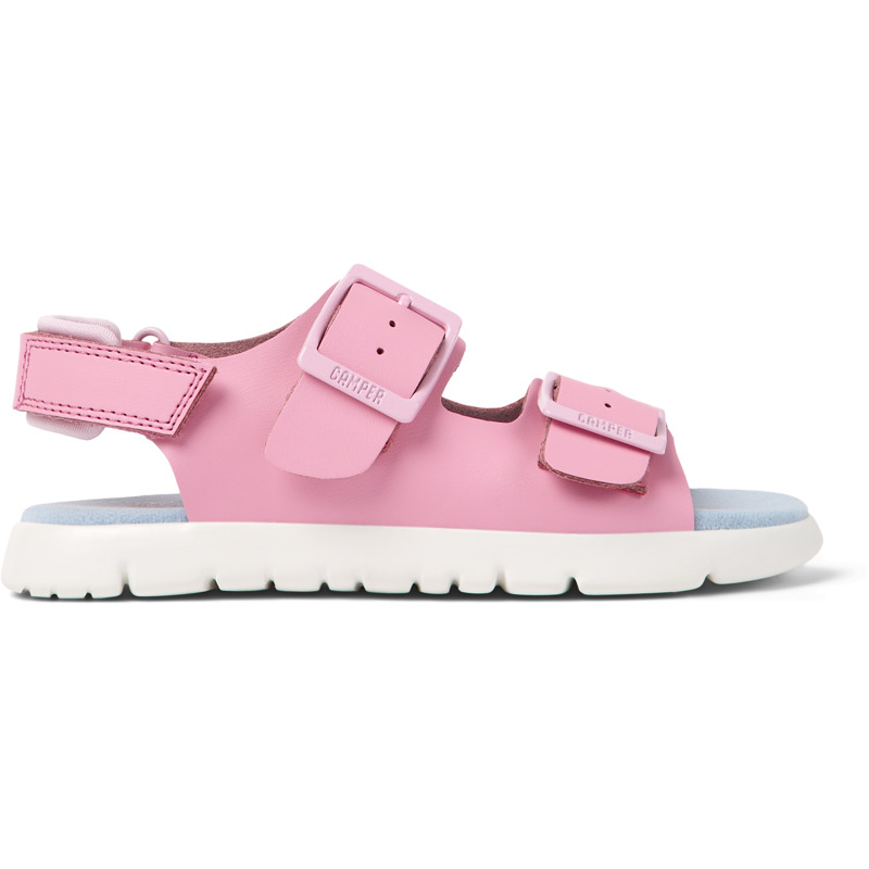 CAMPER Oruga - Sandals For Girls - Pink, Size 33, Smooth Leather