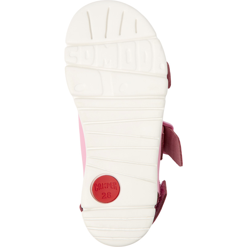 CAMPER Oruga - Sandals For Girls - Pink, Size 33, Smooth Leather