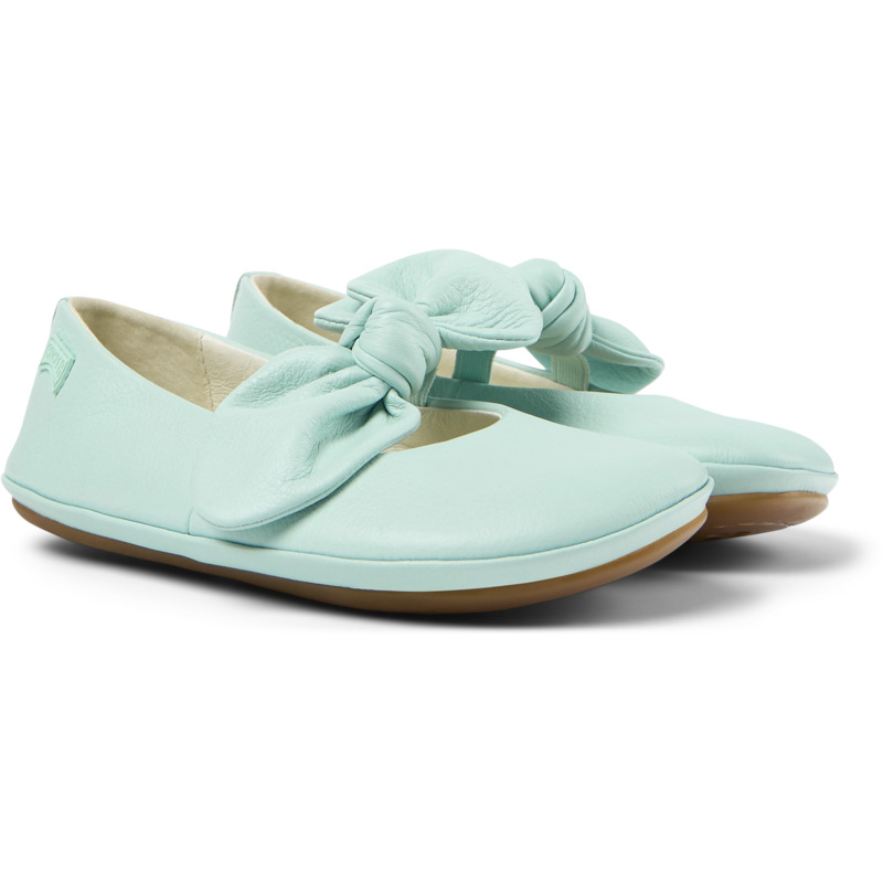 Camper Right - Ballerinas For Girls - Blue, Size 35, Smooth Leather
