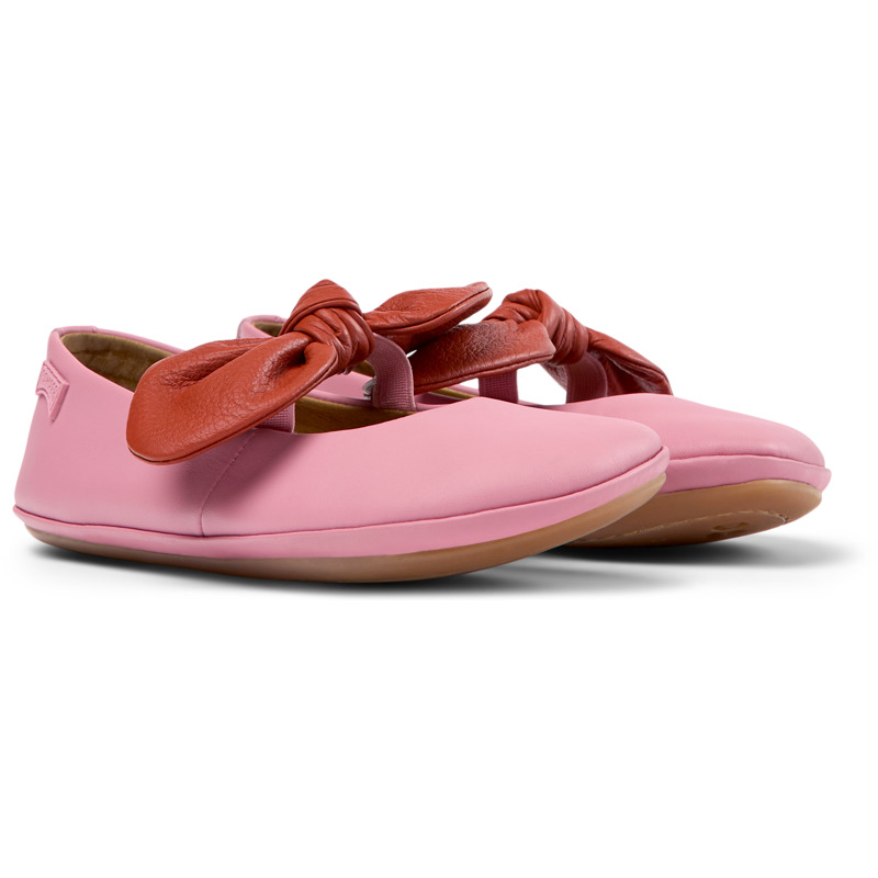 CAMPER Right - Ballerina’s Voor Meisjes - Roze, Maat 33, Smooth Leather