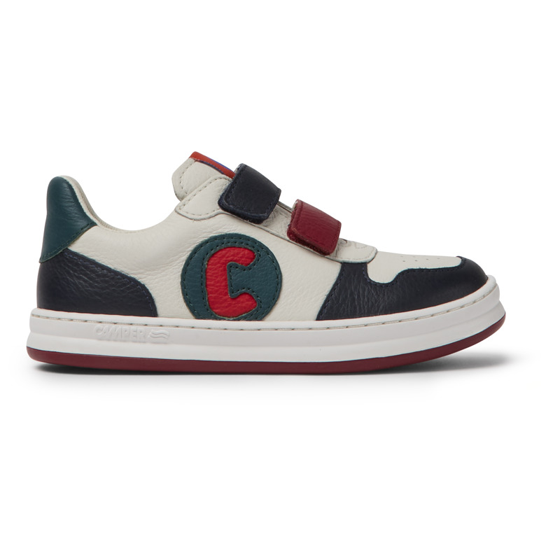 CAMPER Runner - Zapatillas para Niñas - Blanco,Azul,Verde, talla 36, Piel Lisa