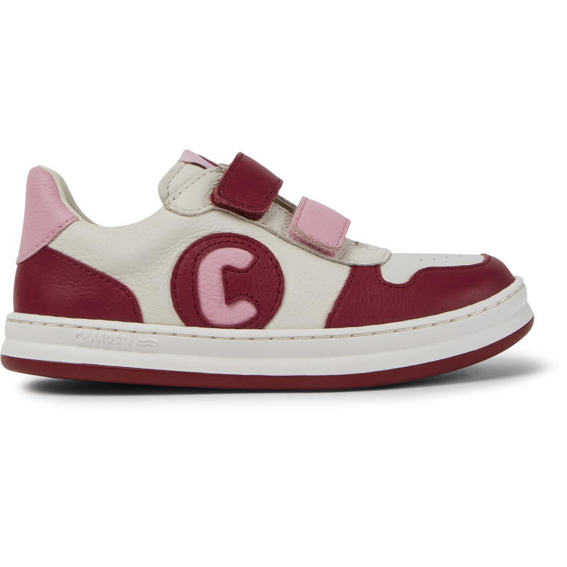 CAMPER Runner - Zapatillas para Niñas - Blanco,Rosa, talla 27, Piel Lisa