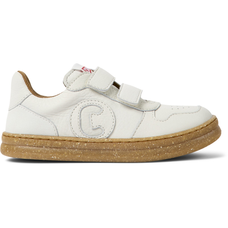 CAMPER Runner - Sneaker Per Bimbe - Bianco, Taglia 25, Pelle Liscia