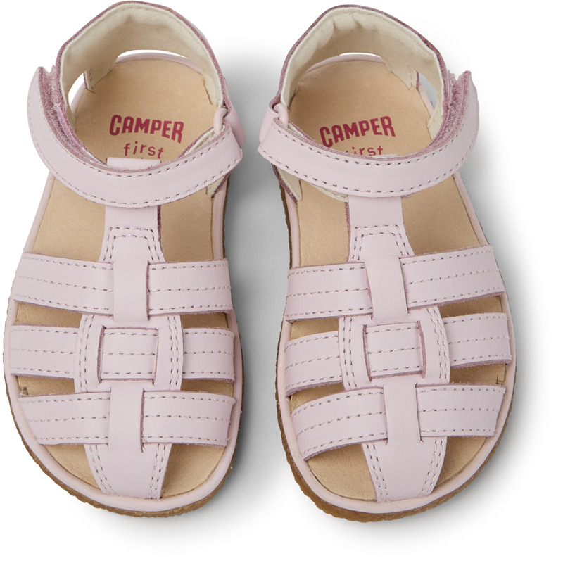 CAMPER Miko - Sandals For First Walkers - Pink, Size 25, Smooth Leather