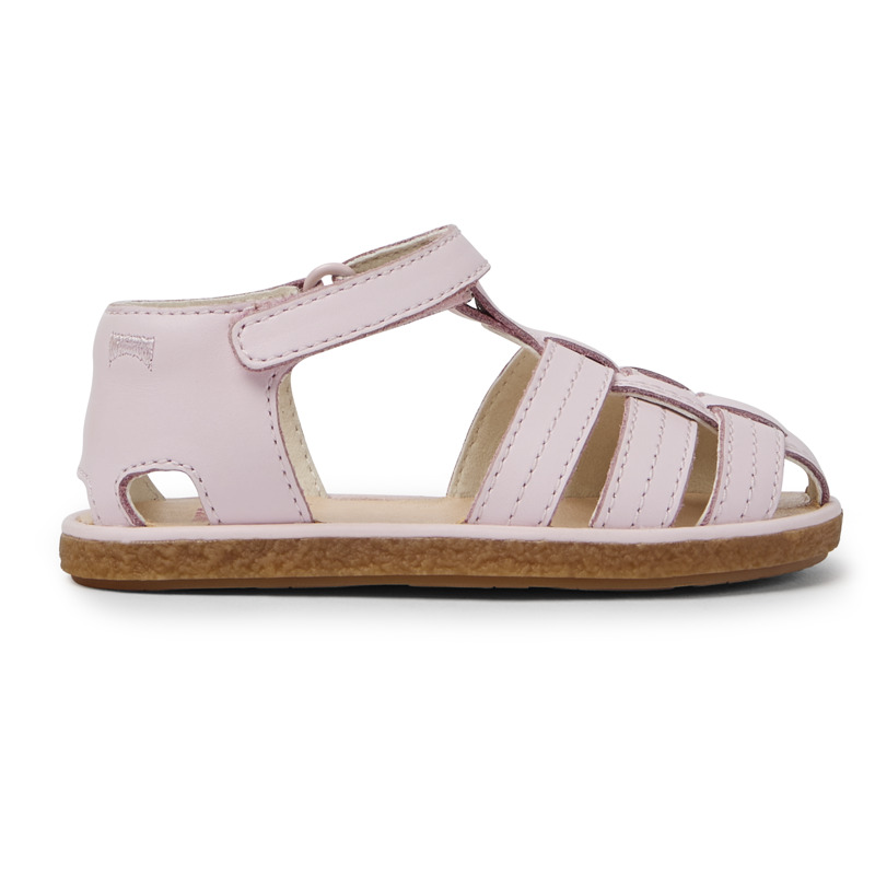 CAMPER Miko - Sandals For First Walkers - Pink, Size 25, Smooth Leather