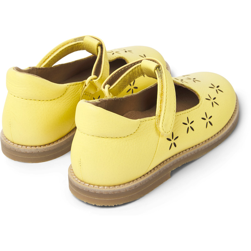 Camper Savina - Smart Casual Shoes For Unisex - Yellow, Size 32, Smooth Leather
