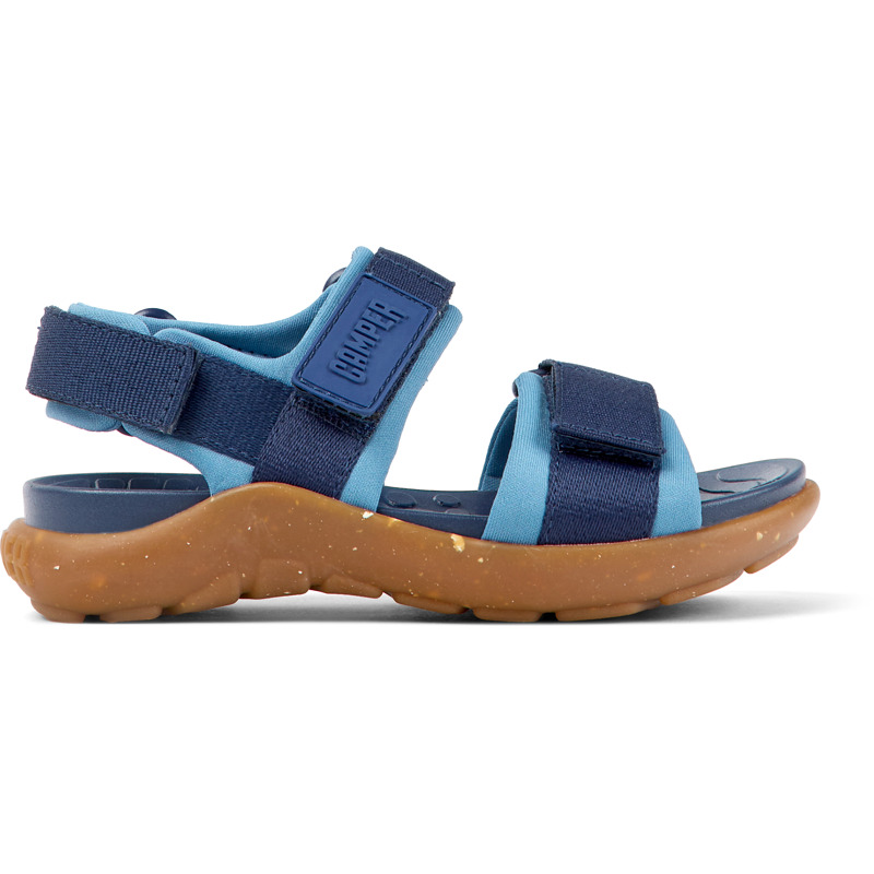 CAMPER Wous - Sandalias para Niñas - Azul, talla 27, Textil