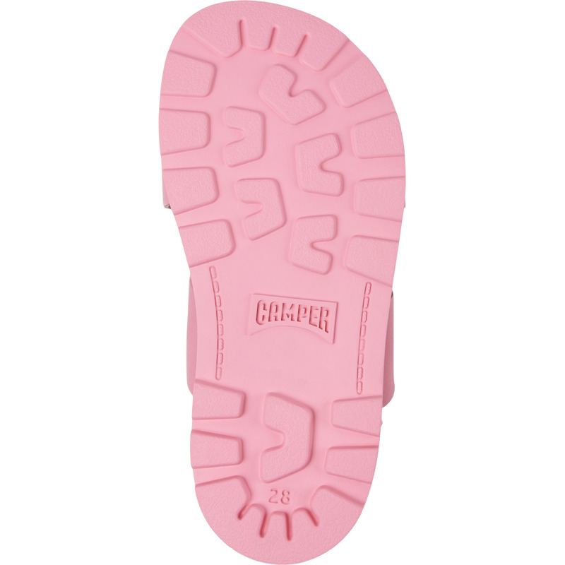 CAMPER Brutus Sandal - Sandals For Girls - Pink, Size 34, Smooth Leather