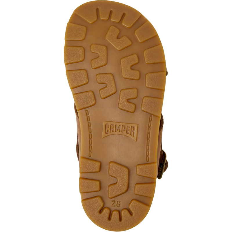 Camper Brutus Sandal - Sandals For Unisex - Brown, Size 38, Smooth Leather