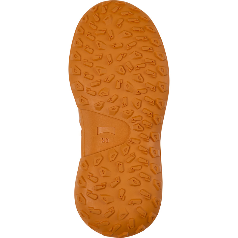 Camper Crclr - Sandals For Unisex - White, Orange, Size 33, Cotton Fabric/Smooth Leather