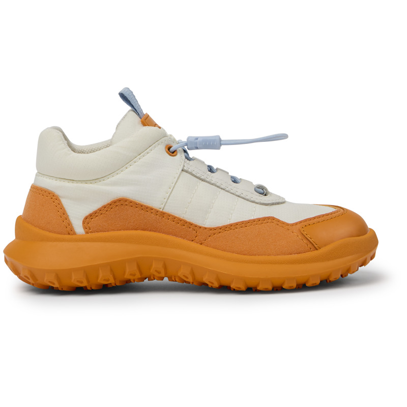 CAMPER CRCLR - Zapatillas para Niñas - Blanco,Naranja,Beige, talla 27, Textil/Piel Lisa