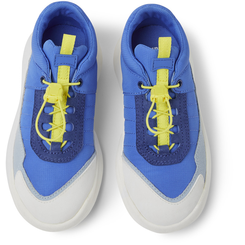 CAMPER CRCLR - Baskets Pour Filles - Bleu,Jaune,Blanc, Taille 32, Tissu En Coton